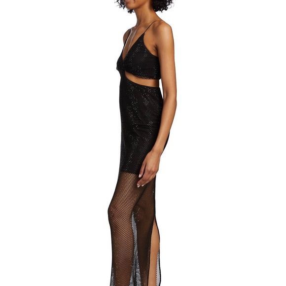 Alice + Olivia Havana cutout dress in black, black crystals 🖤 NWOT - Picture 3 of 8